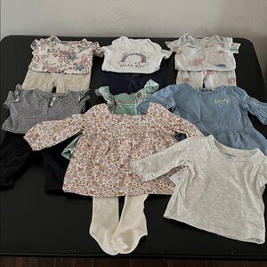 Carter's Kids Matching Sets - Floral, Stripes, and Denim